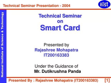 smart card powerpoint template|seminer smart card.